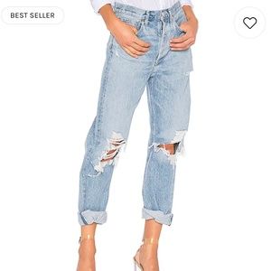 AGOLDE  90s Mid Rise Loose Fit in Fall Out